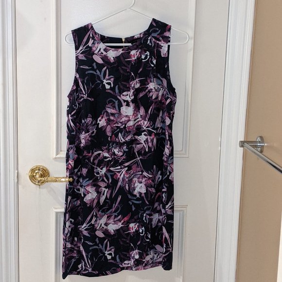 Adrienne Vittadini Floral Sleeveless Tank Dress - Picture 1 of 4